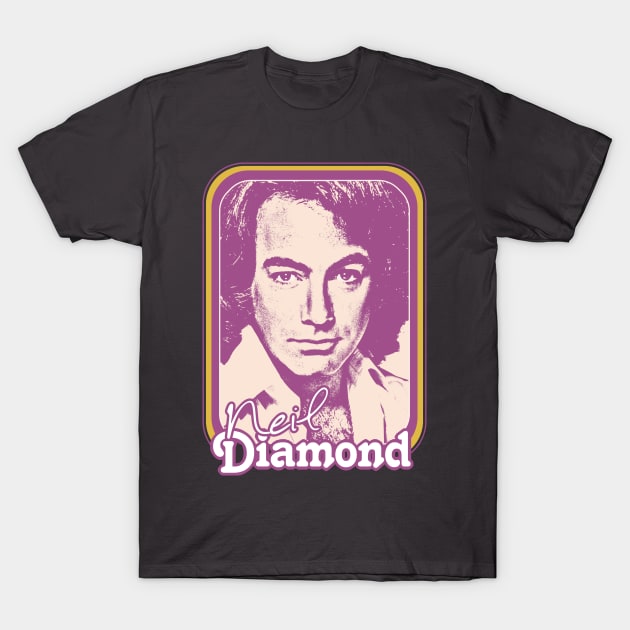 Neil Diamond /// Retro 1970s Fan Design T-Shirt by DankFutura